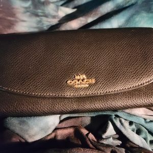 New black coach wallet